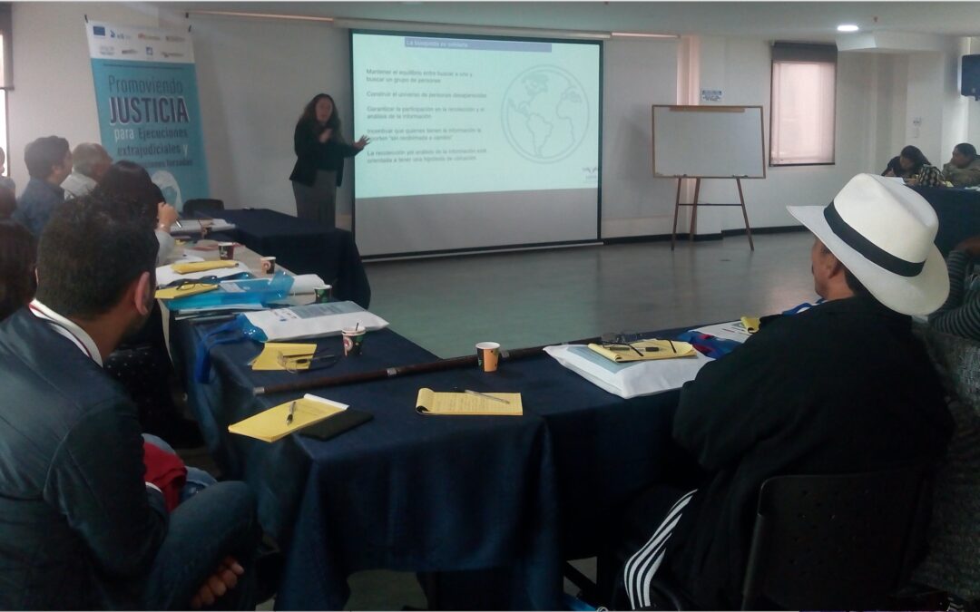 Colombia: ICJ held workshop enforced disappearance and extrajudicial killings for lawyers and victims