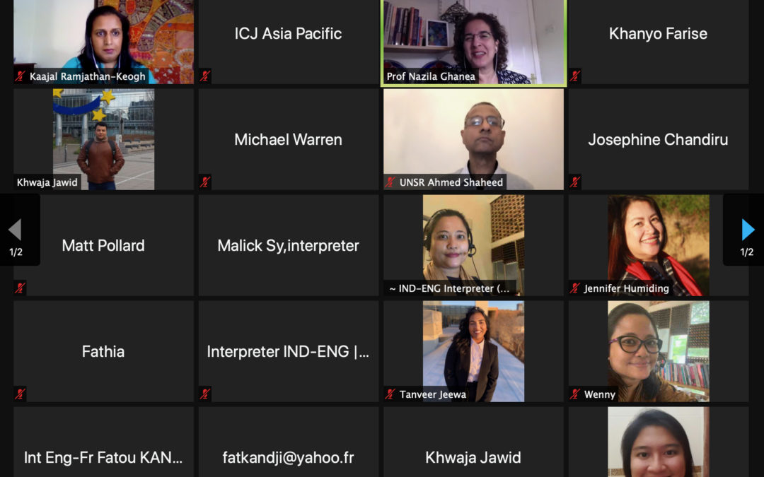 ICJ/Cordaid Webinar Series addresses the need for equal access to justice for women  where religious and customary laws are in force