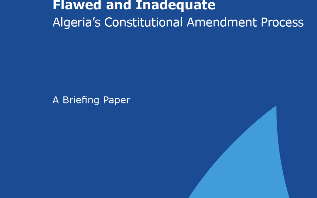 Algeria: withdraw proposed constitutional amendments and reboot flawed and inadequate process – new ICJ briefing paper