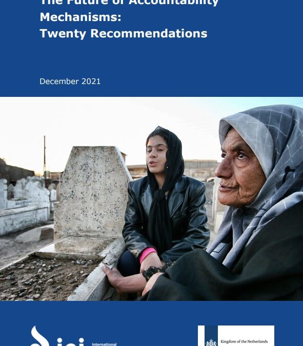 Report Launch: The Future of Accountability Mechanisms – Twenty Recommendations