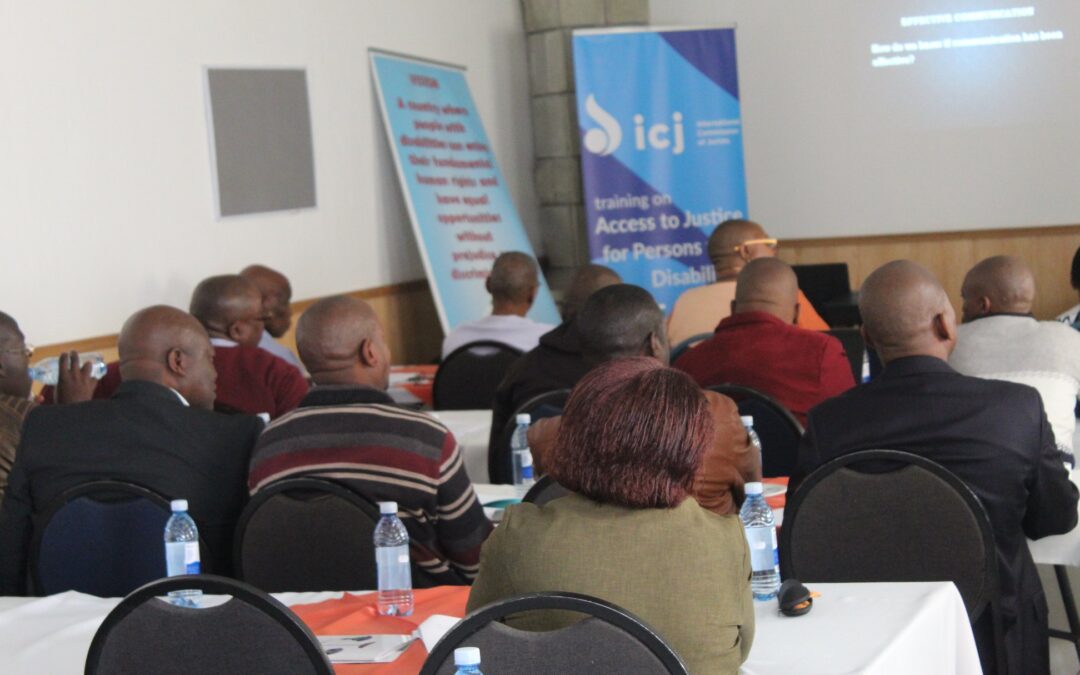 Lesotho: ICJ and Lnfod hold judicial workshop to promote access to justice for persons with disabilities