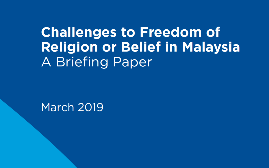 New report examines right to freedom of religion or belief in Malaysia