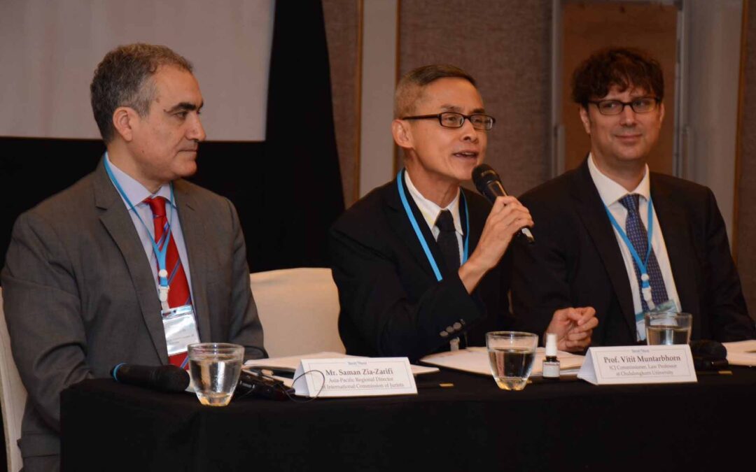 Judges from Southeast Asia discuss deciding cases involving human rights violations