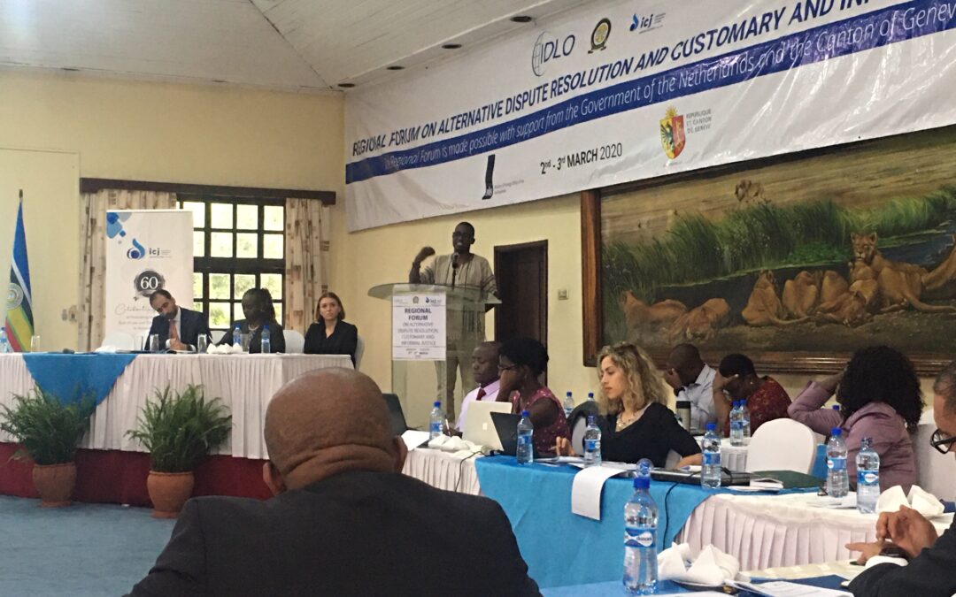 Forum on indigenous & other traditional or customary justice systems in Africa
