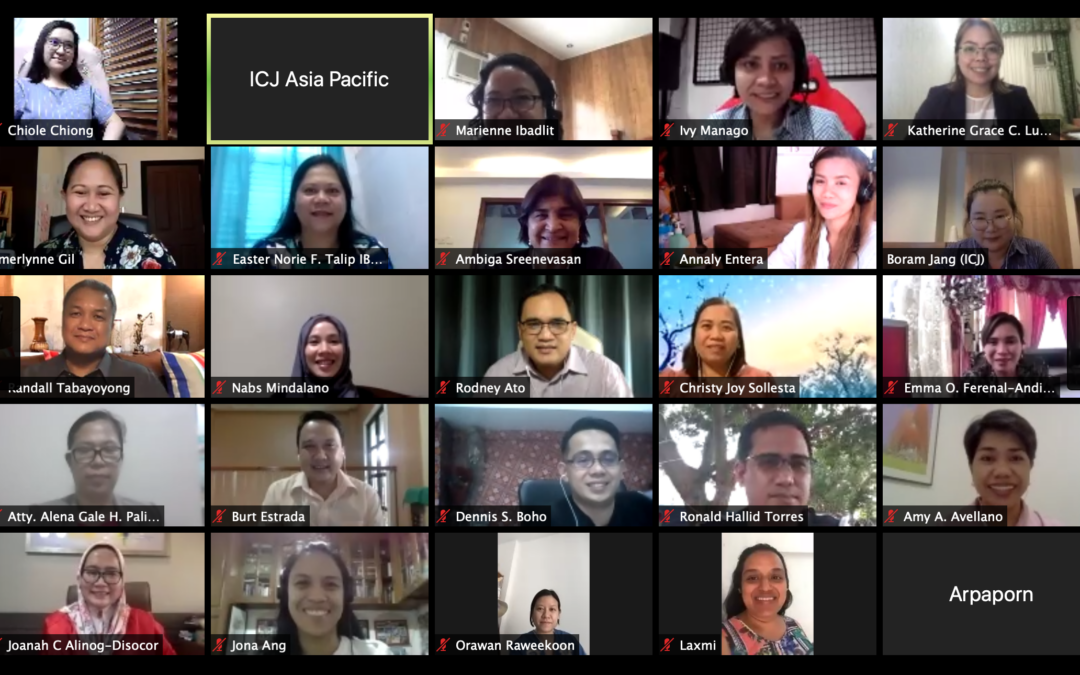 Philippines: ICJ co-hosts Webinar Series on the Elimination of Discrimination against Women in the Legal Profession