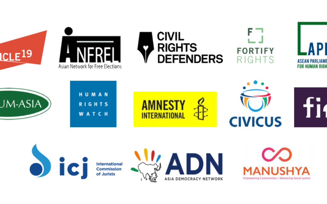 Thailand: statement by international NGOs on pro-democracy protests