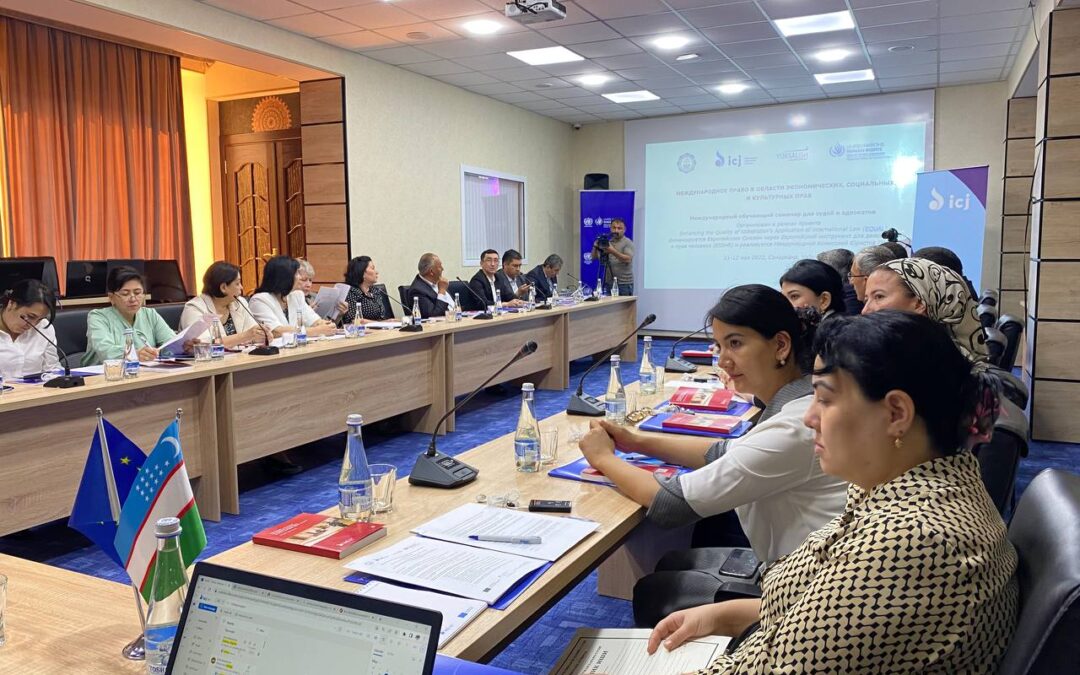 Uzbekistan: International training workshop for judges and lawyers