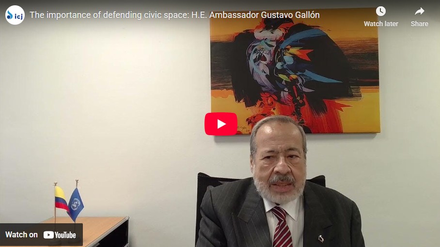 Civi space _ H.E. Gustavo Gallon