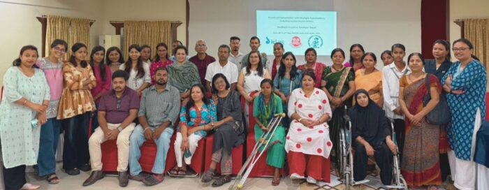 The consultation brought together 30 stakeholders from Madhesh Province of Nepal, including court officials, government attorneys, defense lawyers, self-advocates, representatives of local government, and organizations of persons with disabilities. 